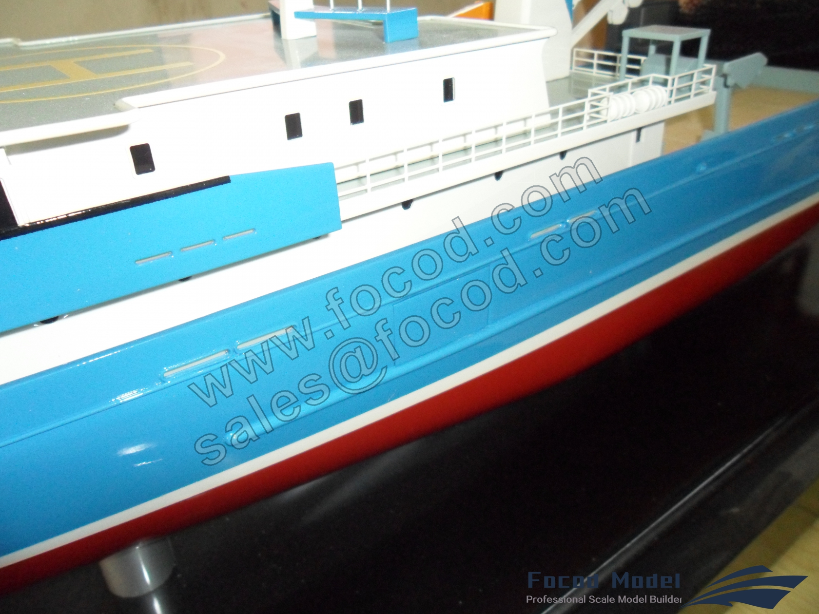custom made model of 80m Fishing vessel